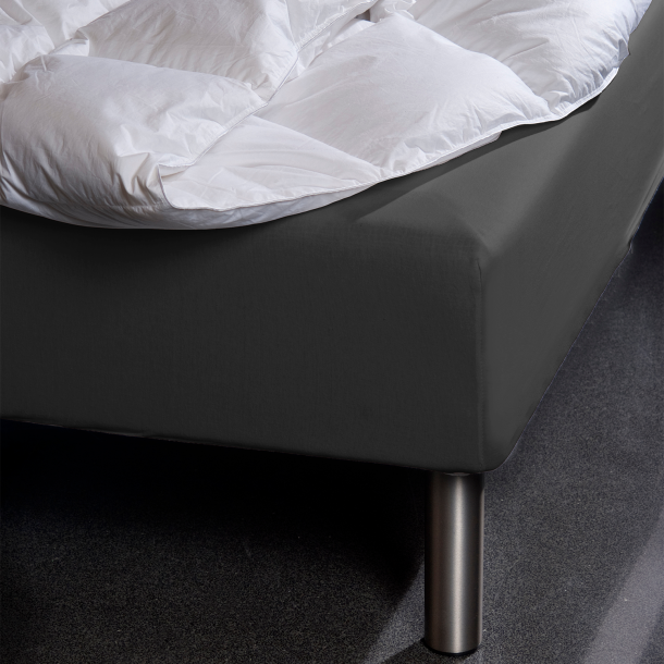 EXCELLENT JERSEY Faconlagen 70/80 x 200/210/220 cm Antracit